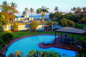 Pool at golden hour